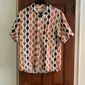 Camp Collar. Portuguese Flannel. Size Medium. 100% Lyocell